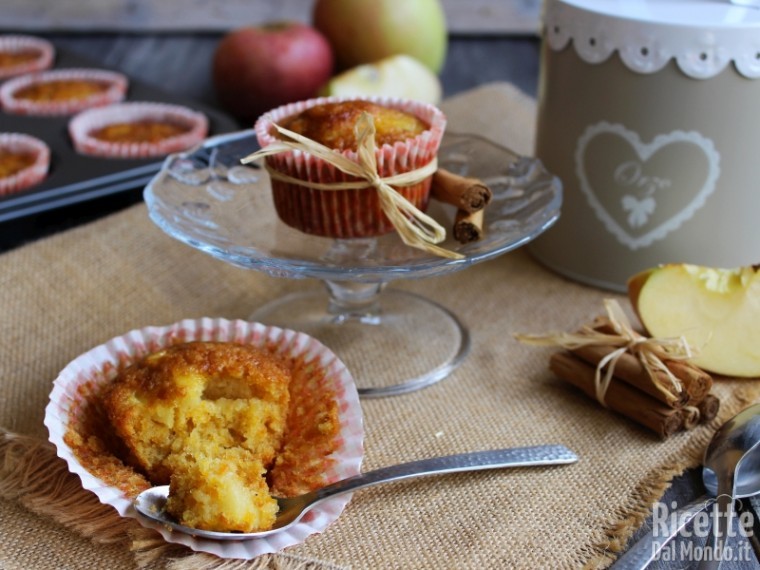 Ricetta Muffin di zucca e mela