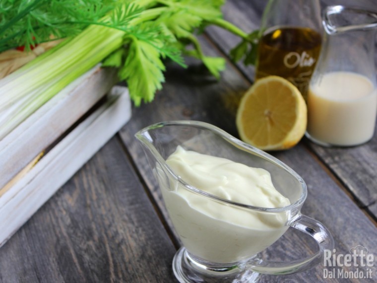 Ricetta maionese senza uova