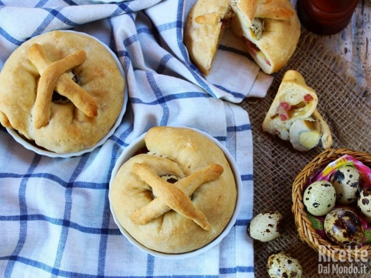 Ricetta mini casatiello napoletano