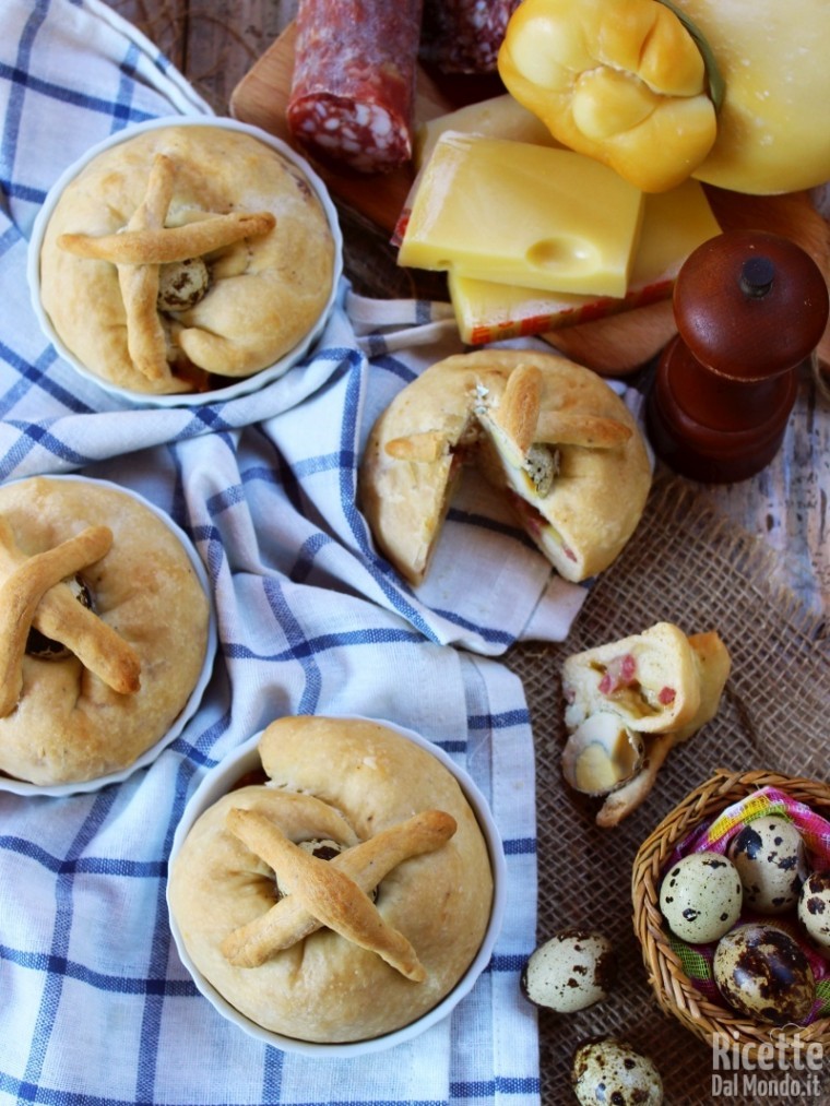 Come far il mini casatiello napoletano