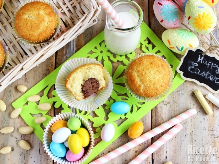 Ricetta i muffin con ovetti di cioccolato Cameo