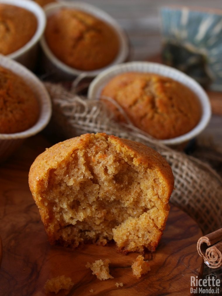 Muffin alla zucca dolci per Halloween