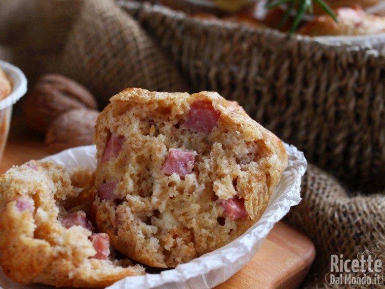 Ricetta muffin integrali salati