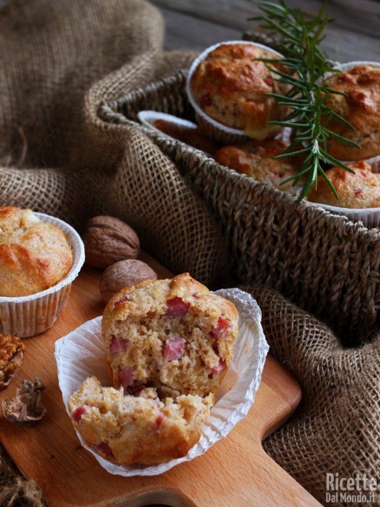 Come fare i muffin salati integrali