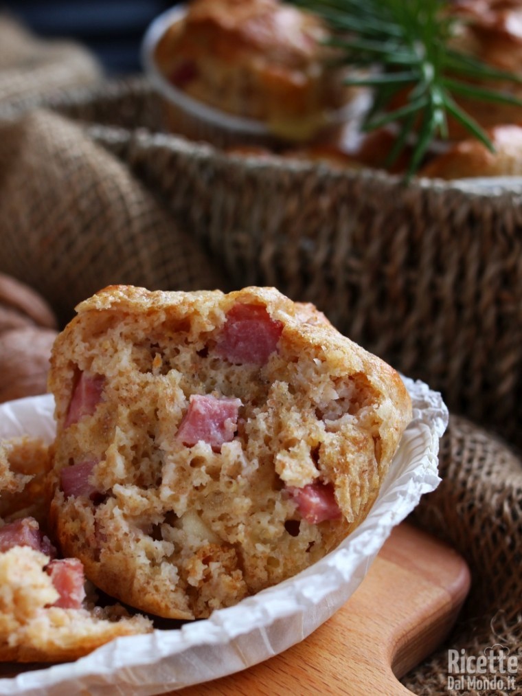 Come fare i muffin integrali salati