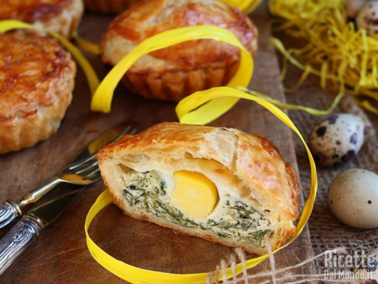 Ricetta mini crostatine pasqualine