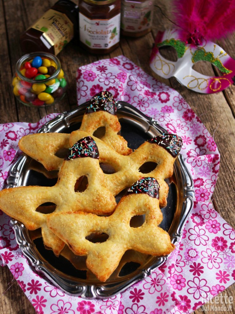 Ricetta mascherine di frolla ripiene