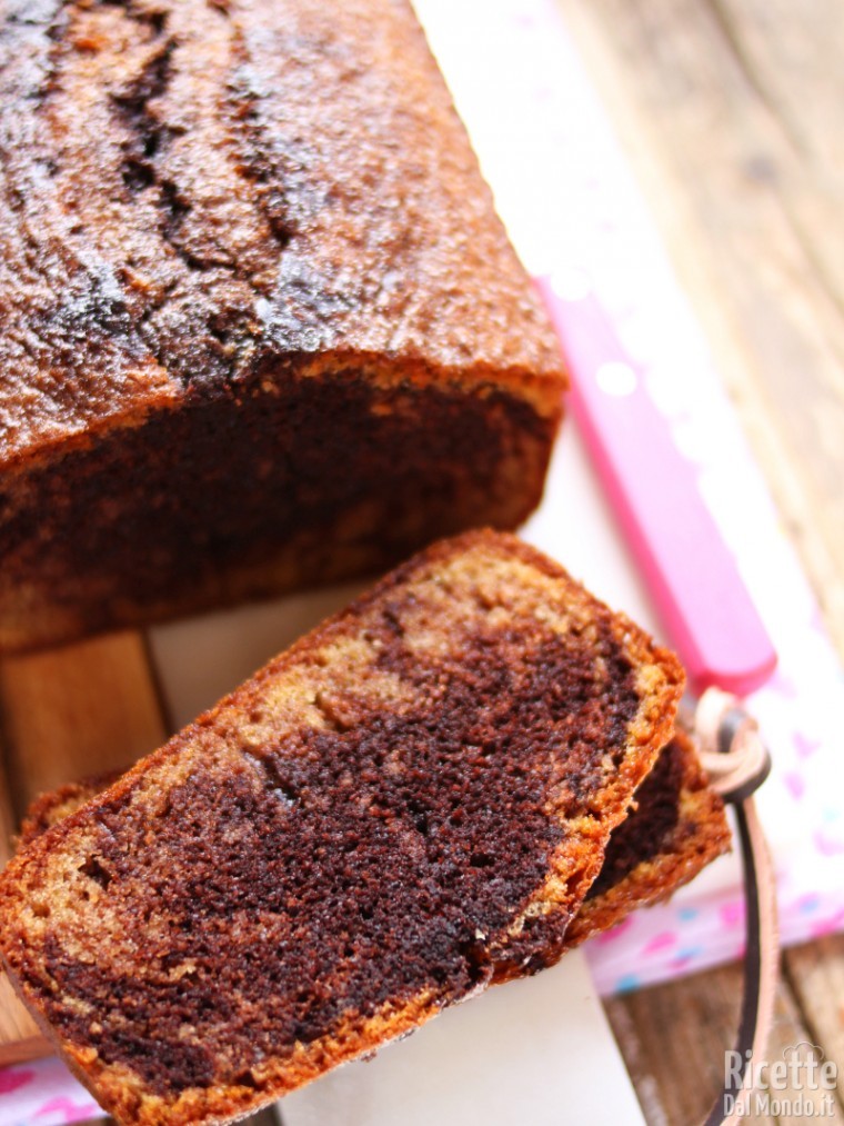 Ricetta torta marmorizzata all'acqua