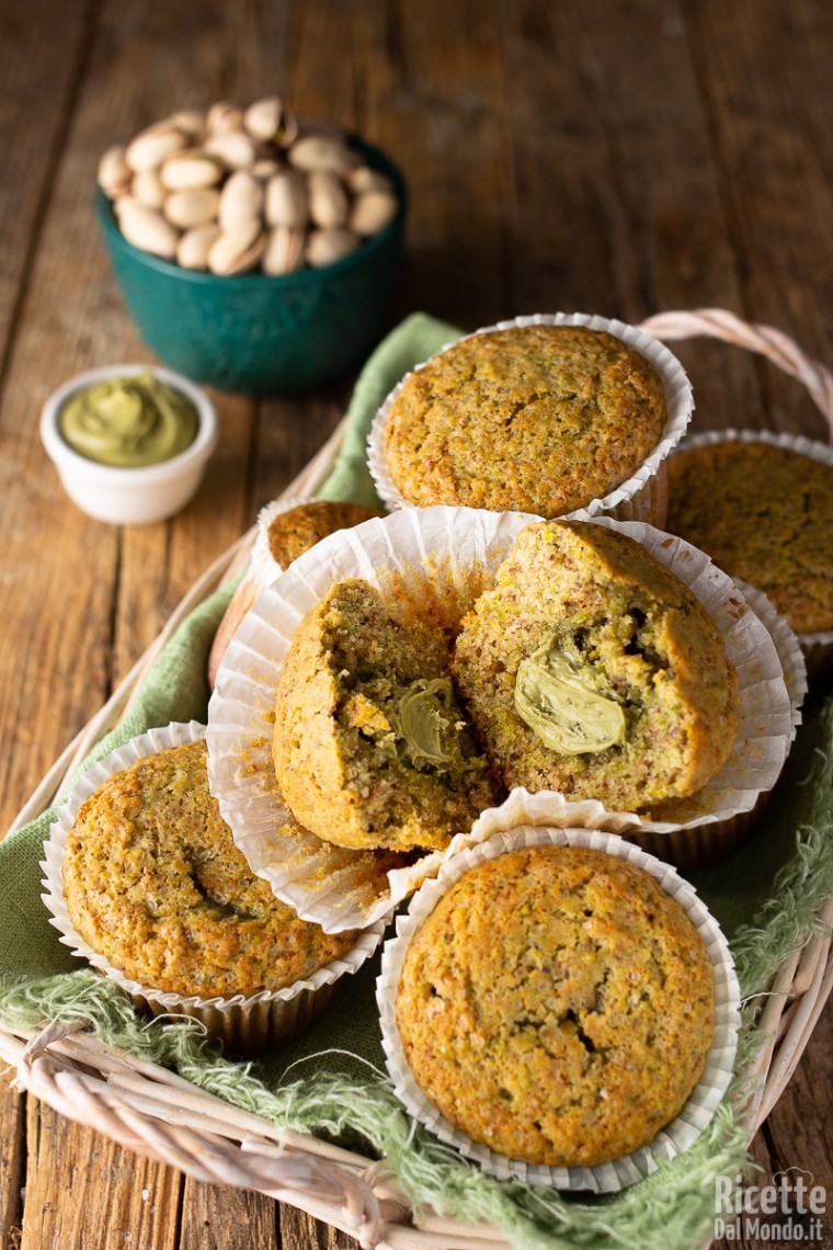 Come fare i muffin al pistacchio