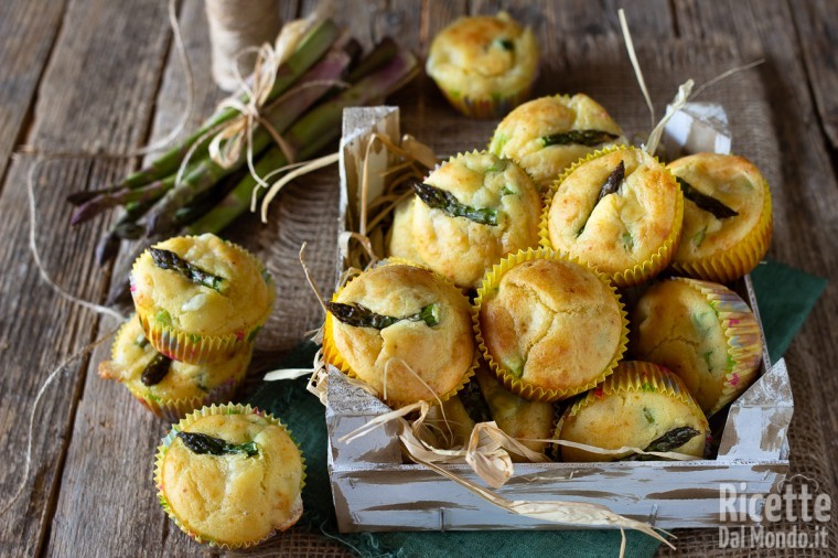 Ricetta Muffin agli asparagi