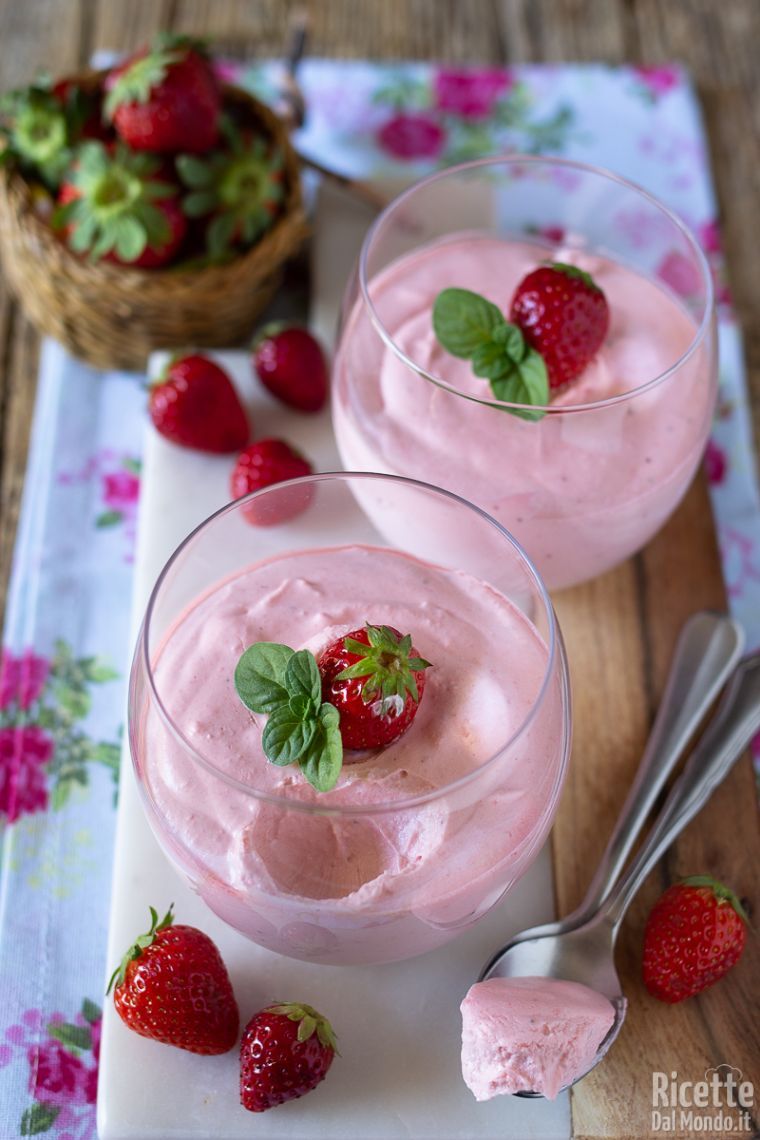 Come fare la mousse di fragole