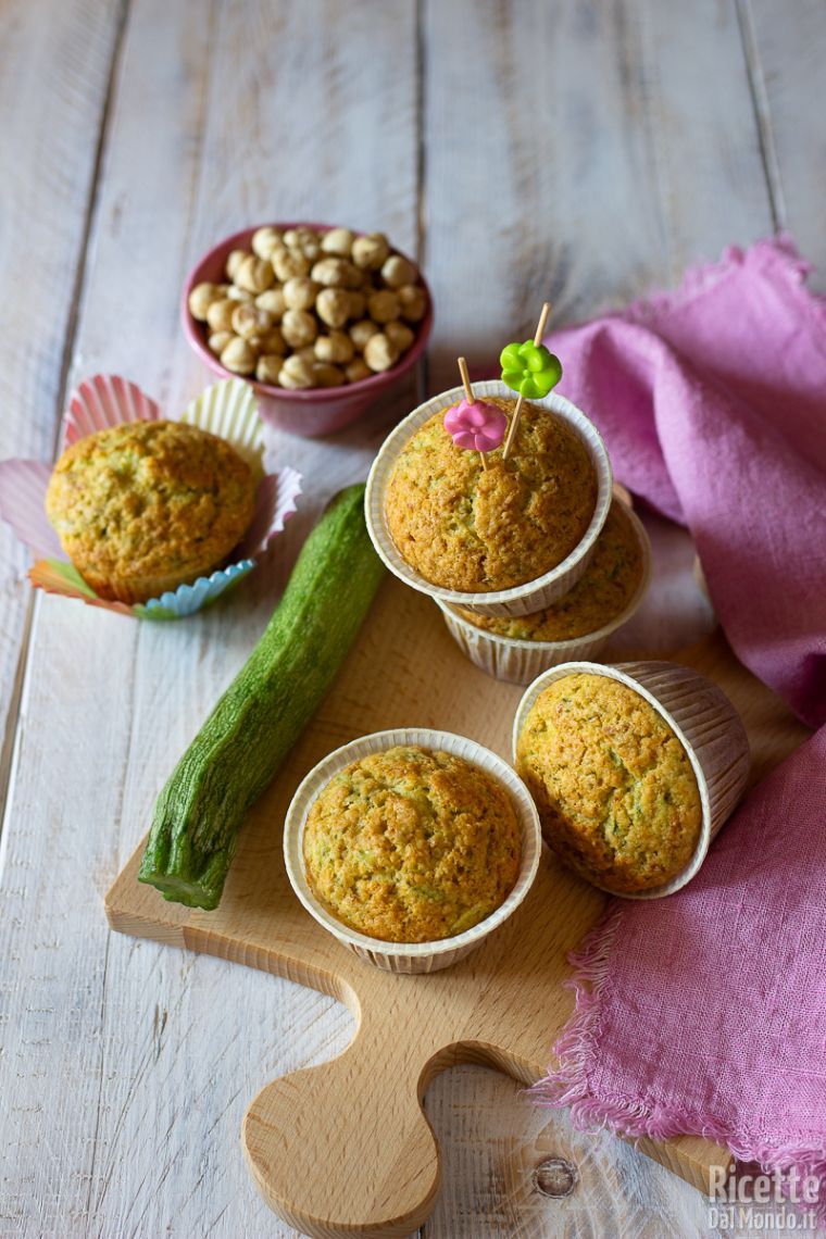 Ricetta muffin dolci alle zucchine