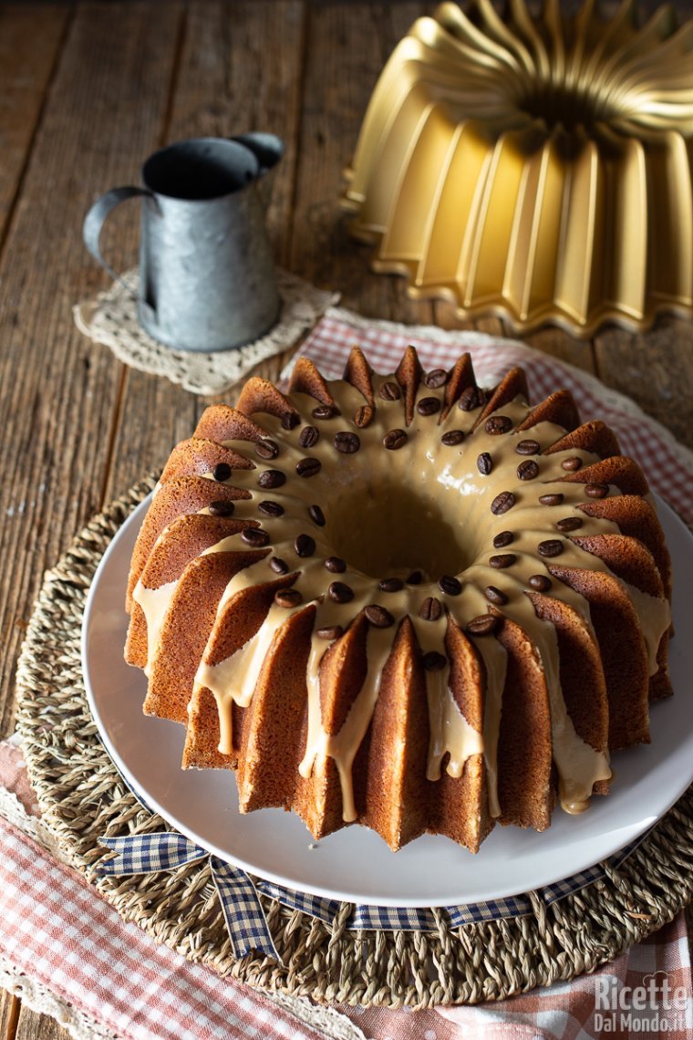 Ricetta moka bundt cake