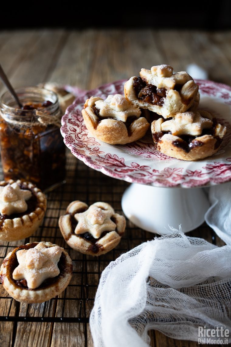 Mince pies, ricetta originale inglese