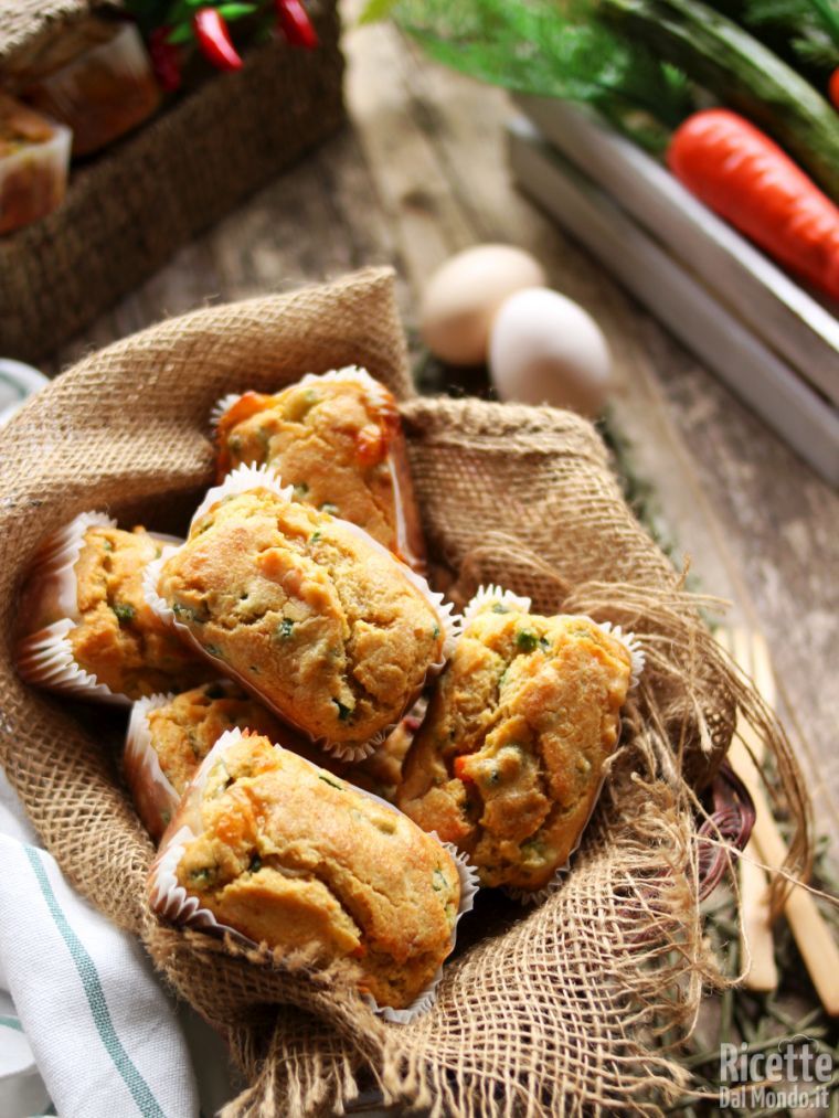 Ricetta mini plumcake salati al farro