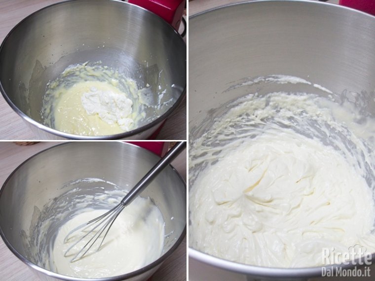 Incorporare la panna al cioccolato