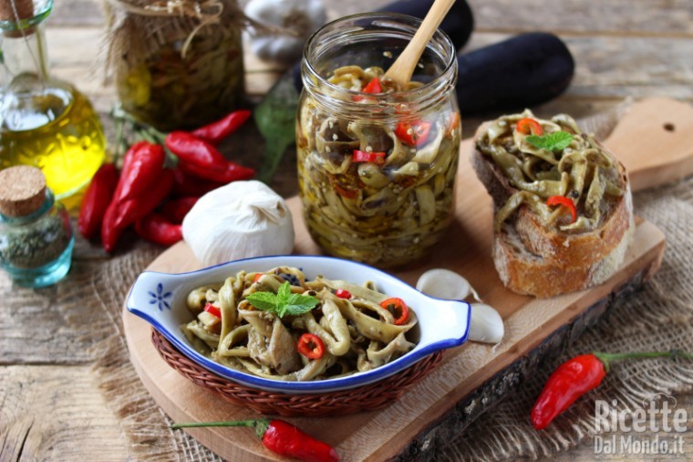 Ricetta Melanzane sott'olio