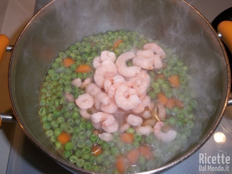 Noodles con Verdure e Gamberetti