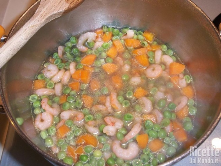 Noodles con Verdure e Gamberetti