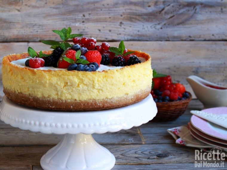 American New York cheesecake
