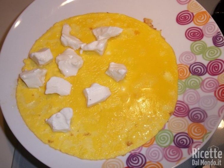 Omelette Funghi e Stracchino