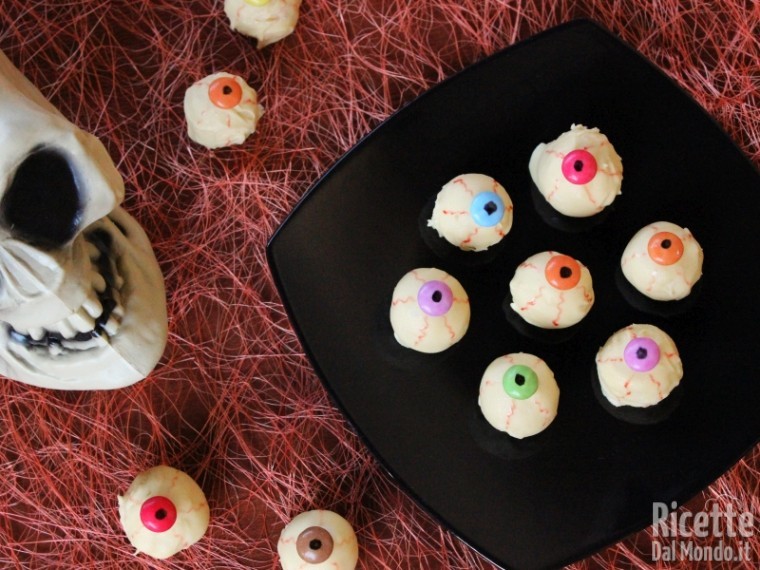 Ricetta occhi di strega insanguinati