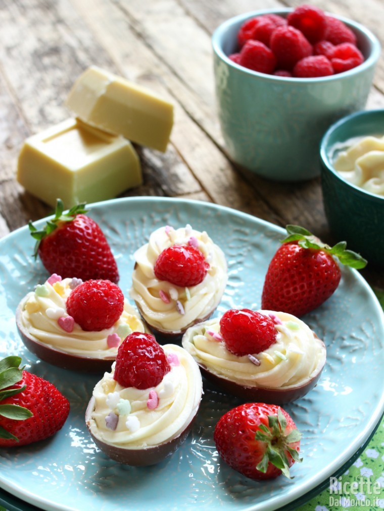 Come fare gli ovetti di cioccolato ripieni