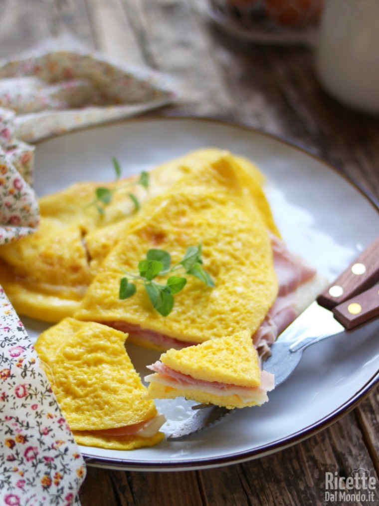 Omelette al prosciutto e formaggio Marianna Pascarella