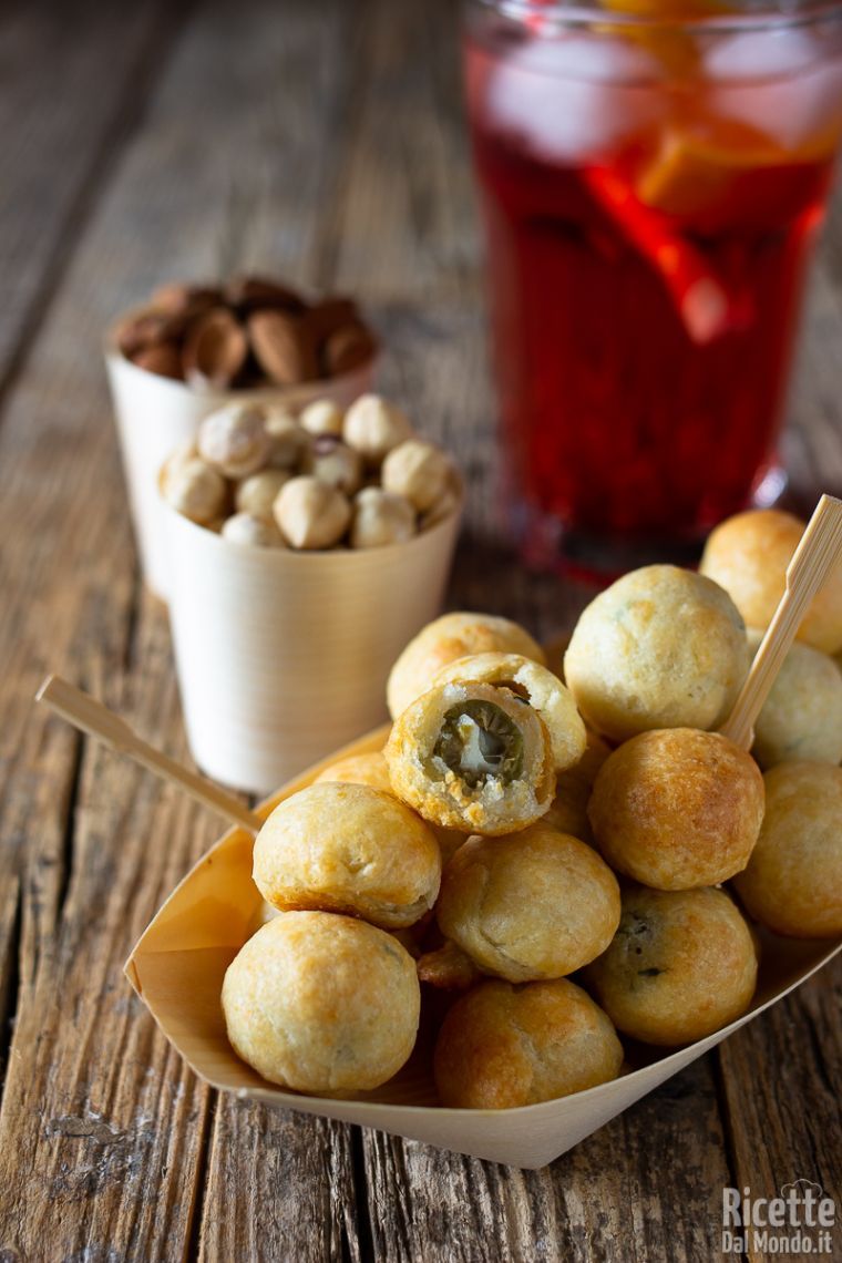 Come fare le olive in crosta