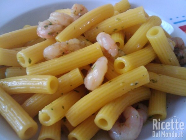 Pasta con i Gamberetti