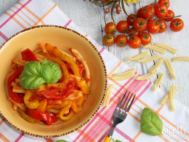 Ricetta pasta con i peperoni