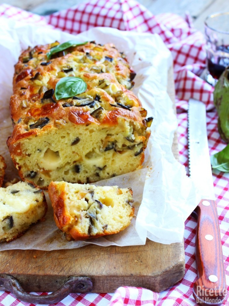 Come fare il plumcake di melanzane morbido