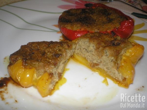 Ricetta Peperoni Ripieni con Patate e Tonno