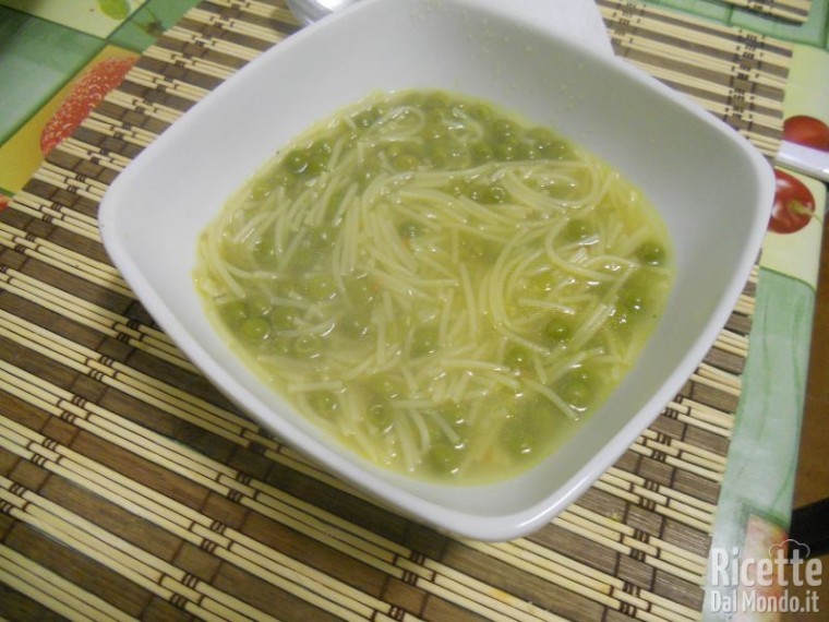 Ricetta Pastina e Piselli