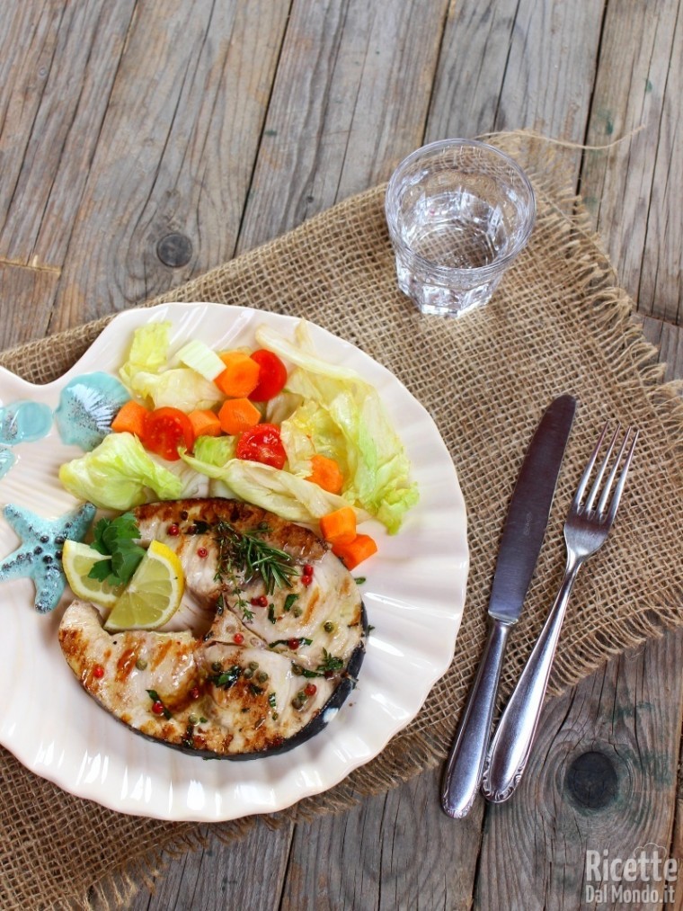 Ricetta pesce spada alla griglia agli aromi
