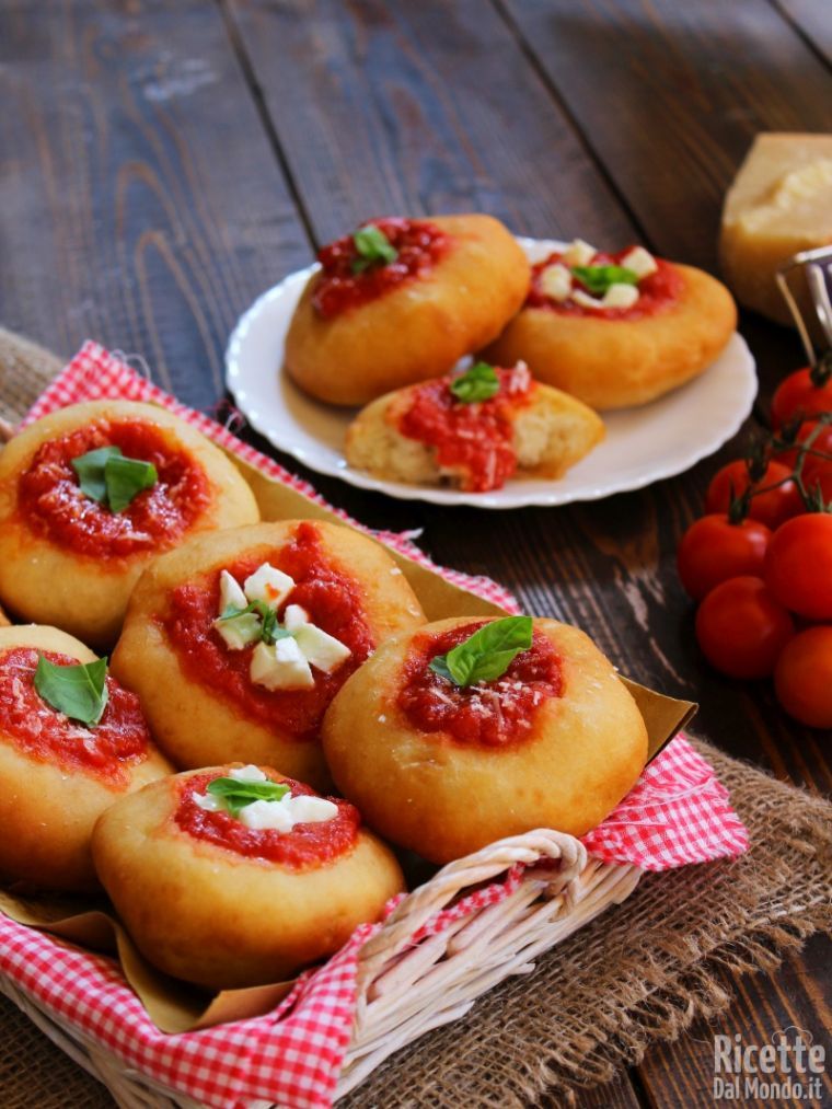 Ricetta Pizzette fritte montanare