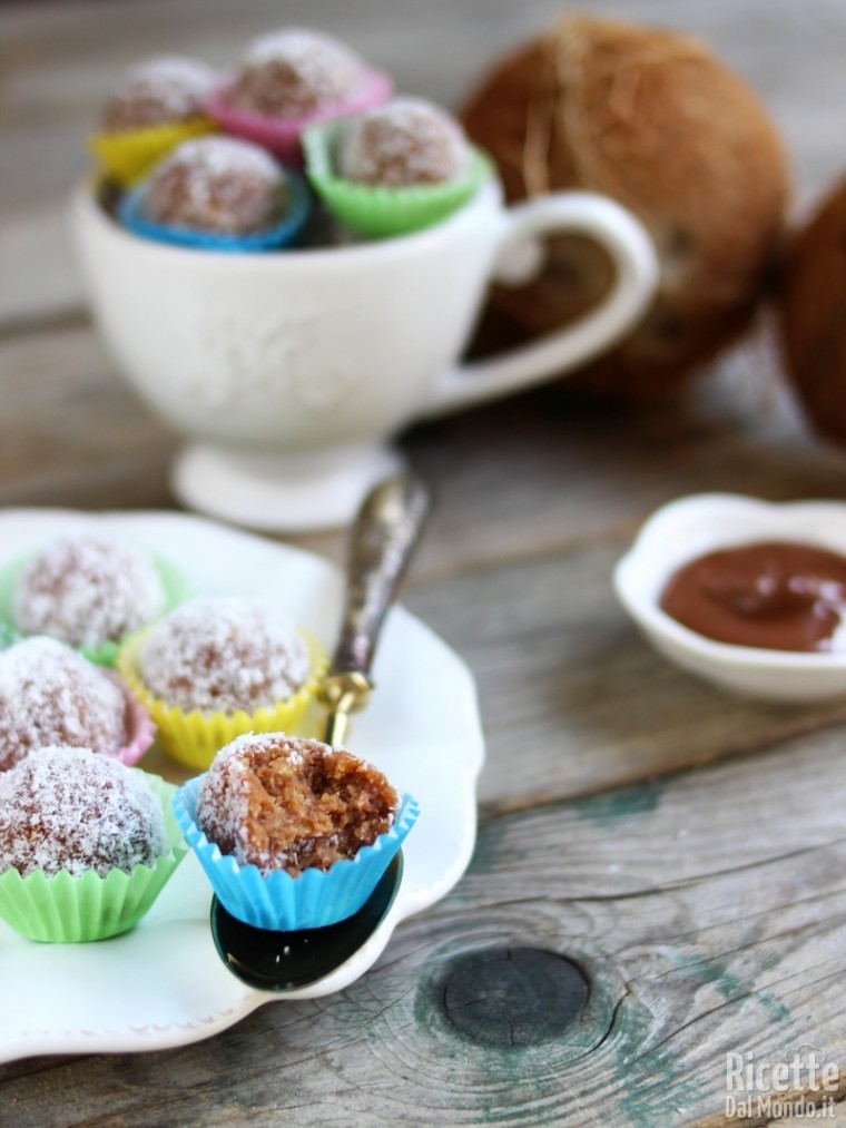 Palline Di Nutella Con Mascarpone E Cocco Fredde