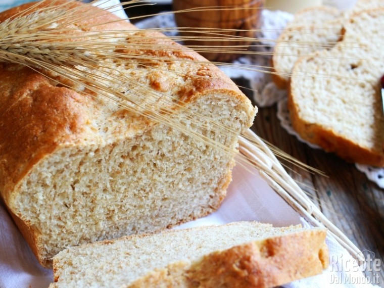 Ricetta pan bauletto integrale