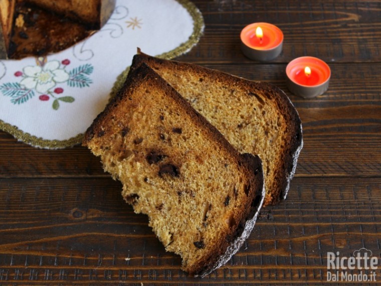 Ricetta del panettone al cioccolato