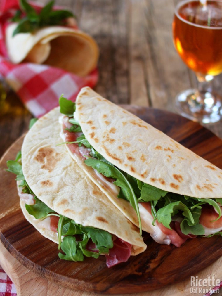 Semplice piadina romagnola fatta in casa