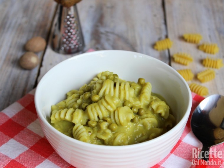 Ricetta pasta con crema di piselli