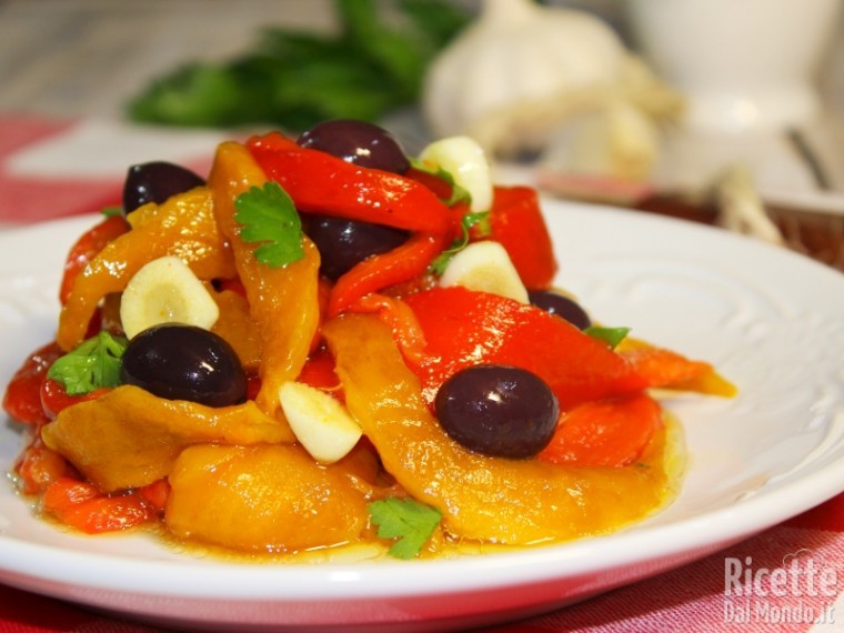 Ricetta peperoni arrostiti in insalata