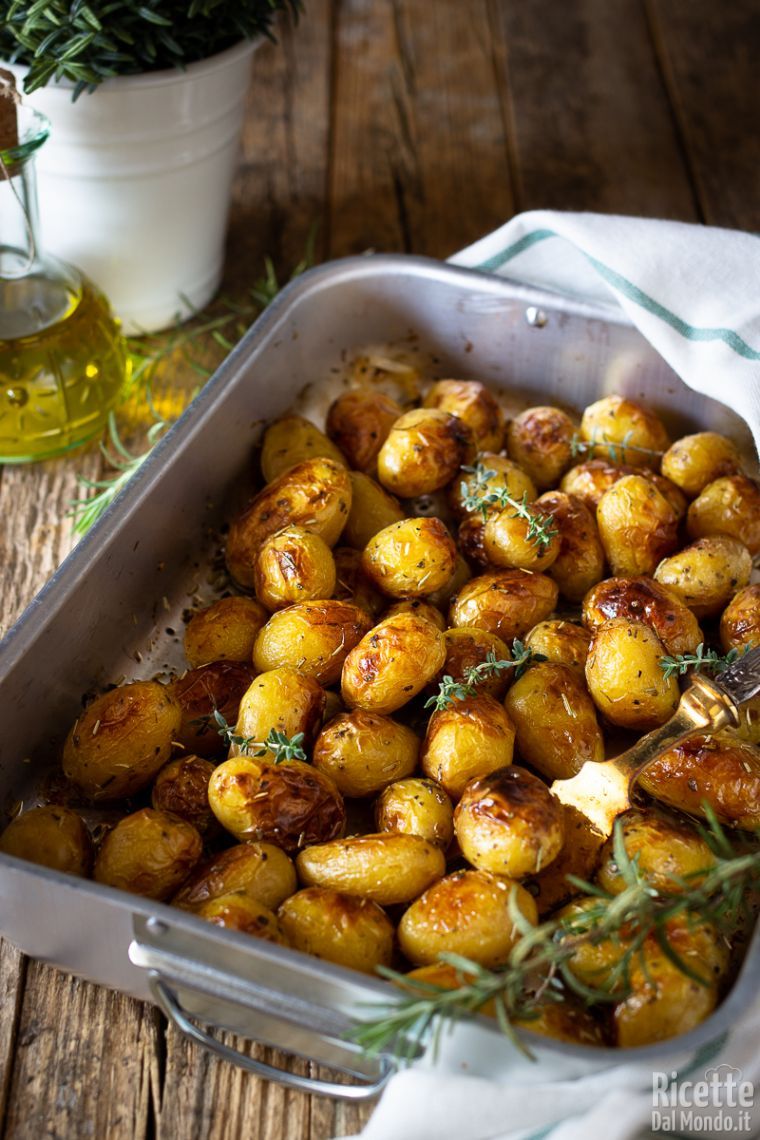 Patate Novelle Al Rosmarino Al Forno Marianna Pascarella