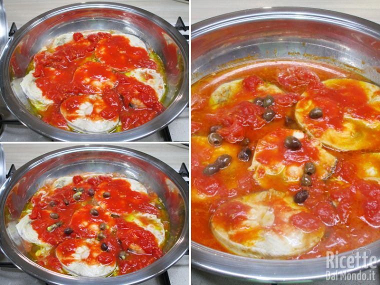 Completare la cottura con il pomodoro