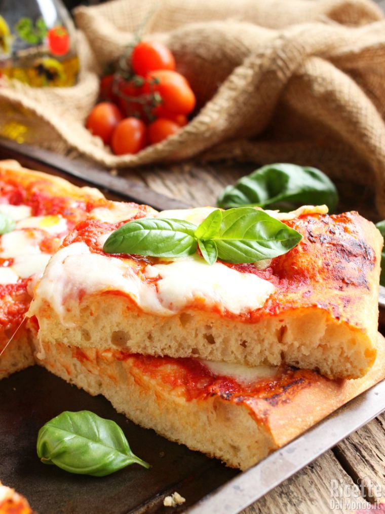 Pizza Bonci In Teglia Con Pochissimo Lievito Marianna Pascarella