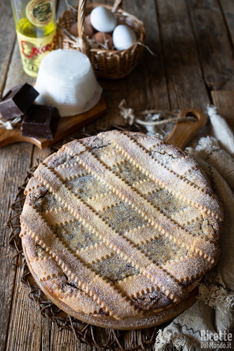 Ricetta pastiera al cioccolato