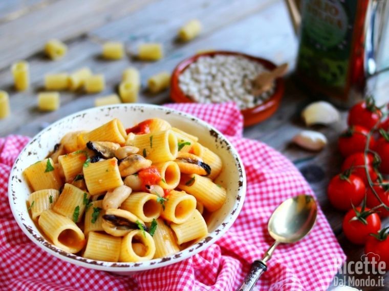 Pasta fagioli e cozze