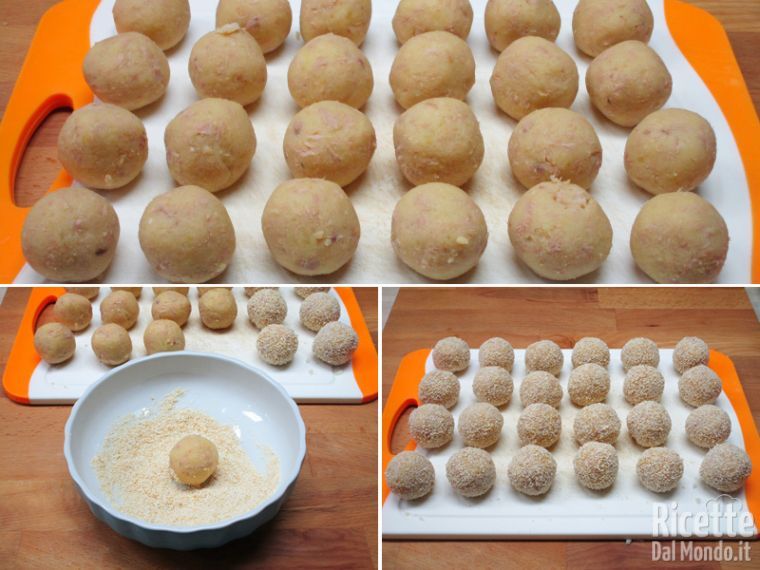 Modellare le polpette