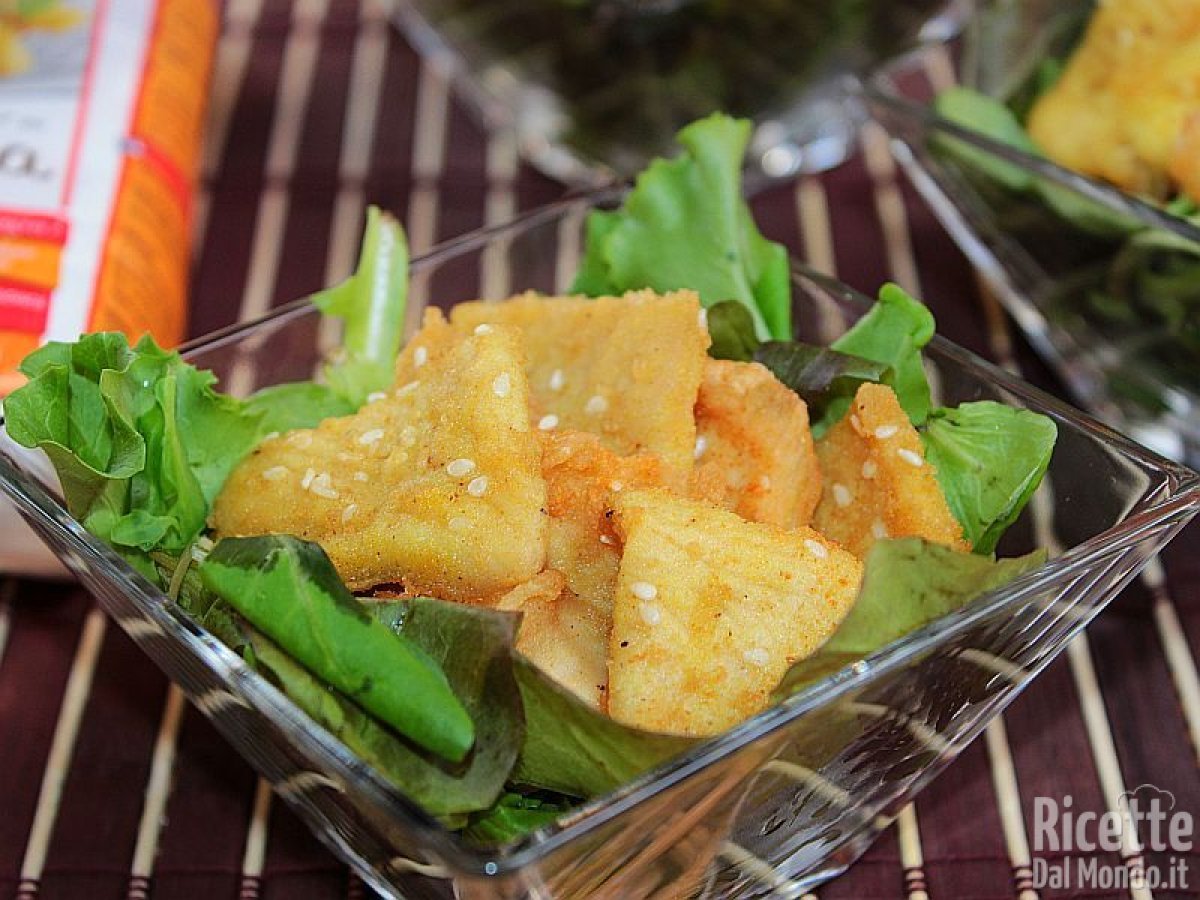 Pepite di pollo al curry, semplici bocconcini speziati