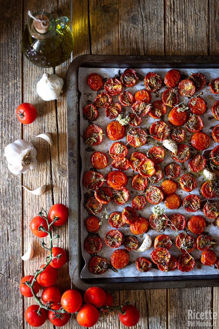 Come fare i pomodorini confit veloci
